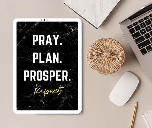 Pray Plan Prosper Planner and Prayer Journal (digital)